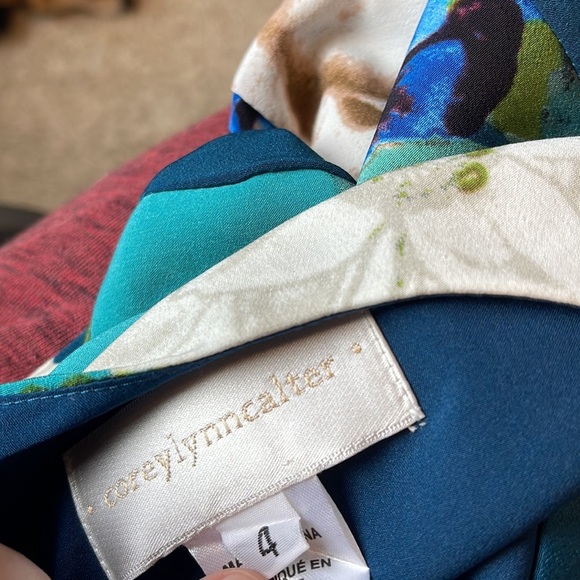 Anthropologie Corey Lynn Calter Paeonia Print Fit & Flare - Picture 13 of 14